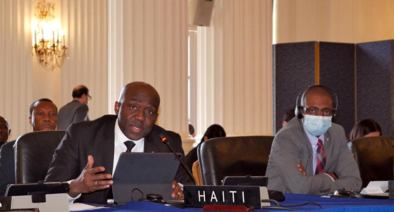 Embajador haitiano ante la OEA. Foto: EFE