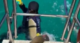 Niño atacado por un tiburón. Foto: NA