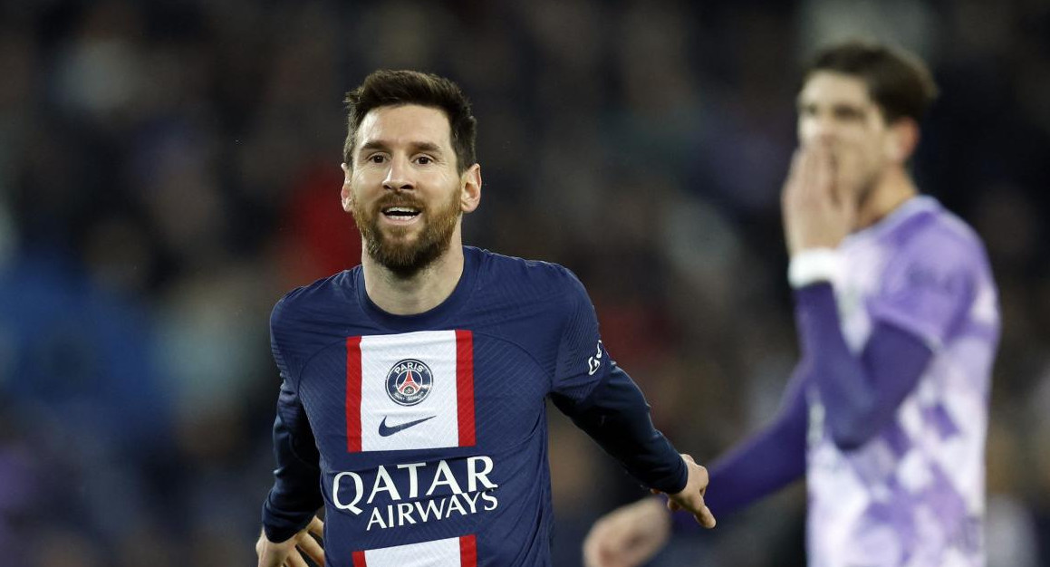 Lionel Messi vs.Toulouse; PSG. Foto: Reuters.