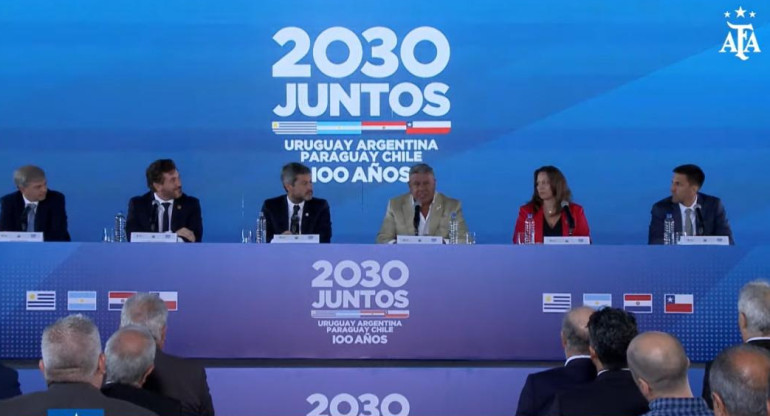 Lanzamiento candidatura de Argentina, Uruguay, Chile y Paraguay, sedes de la Copa del Mundo 2030