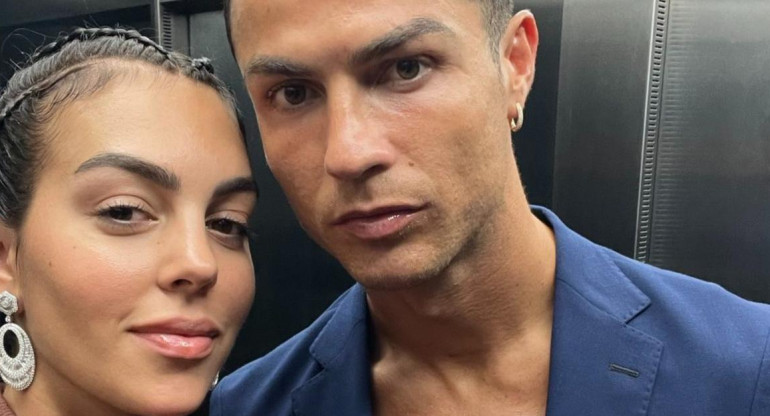 Georgina Rodríguez y Cristiano Ronaldo. Foto: Instagram/cristiano