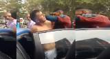 Detención de Oscar Gustavo Valdez, foto captura de video