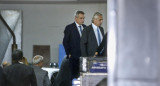 Alberto Fernández en la Mesa del Frente de Todos. Foto: NA.