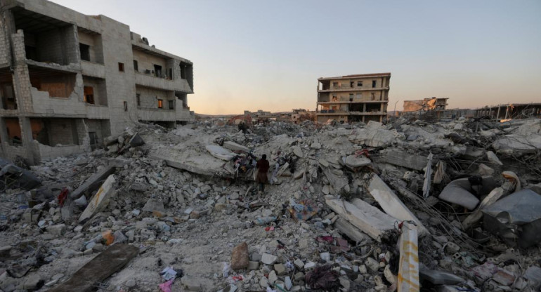 Terremoto en Turquía y Siria. Foto: Reuters.