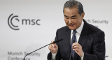 Wang Yi, jefe de la diplomacia china. Foto: Telam.