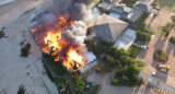 Devastador incendio en Punta del Este. Foto: NA