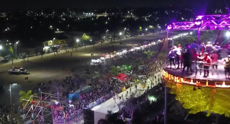 Multitudinario cierre del Carnaval Festival 2023 en Malvinas Argentinas	
