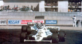 Reutemann y Piquet en carrera en 1981 en Las Vegas. Foto: archivo.