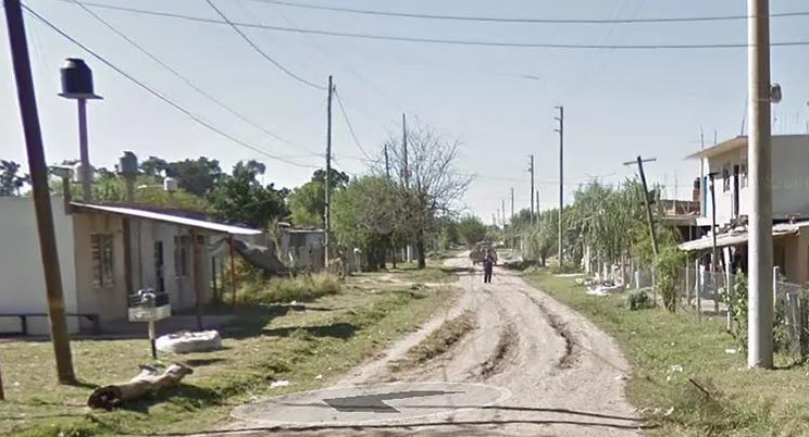 El lugar donde fue asesinado el ferretero en Moreno. Foto: Google Maps