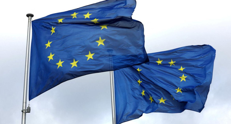 La bandera de la Unión Europea. Foto: Reuters.