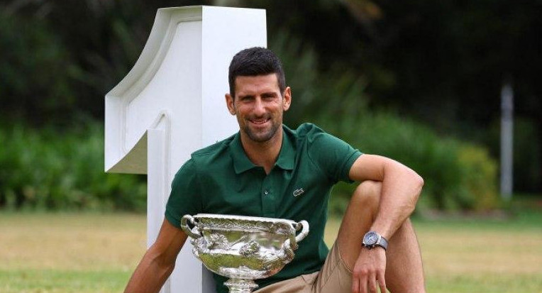 Novak Djokovic superó el récord histórico de Steffi Graf. Foto: NA.