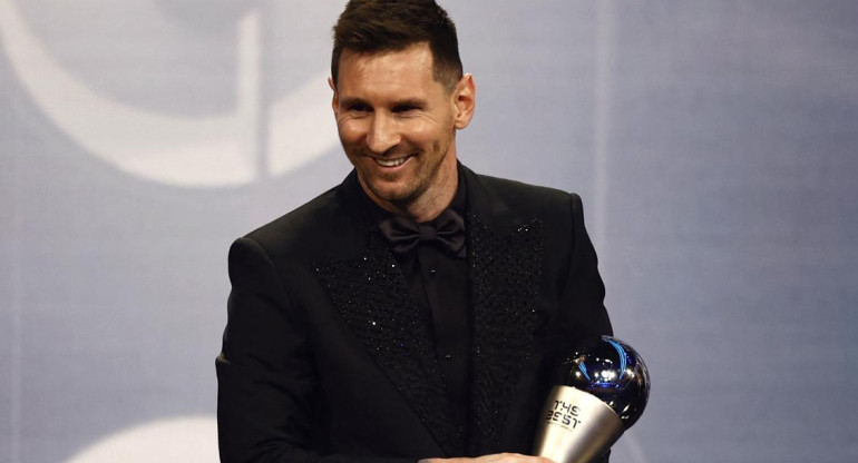Lionel Messi, premios The Best. Foto: Reuters.