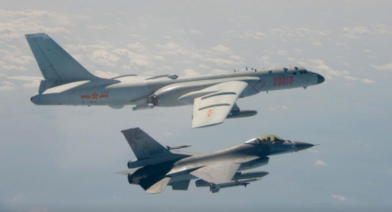 Aviones militares chinos. Foto: REUTERS
