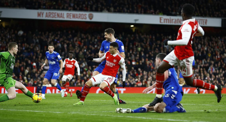 Arsenal vs Everton, Premier League. Foto: REUTERS