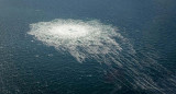 Explosión de los gasoductos. Foto Reuters.