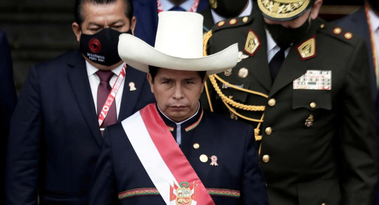 Pedro Castillo; expresidente de Perú. Foto: Reuters.