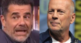 Julián Weich y Bruce Willis. Foto: NA