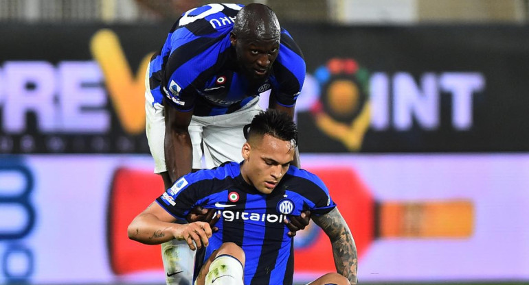 Lautaro Martínez; Inter de Milán vs. Spezia. Foto: Reuters.