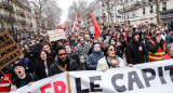 Protestas en Francia. Foto: EFE.