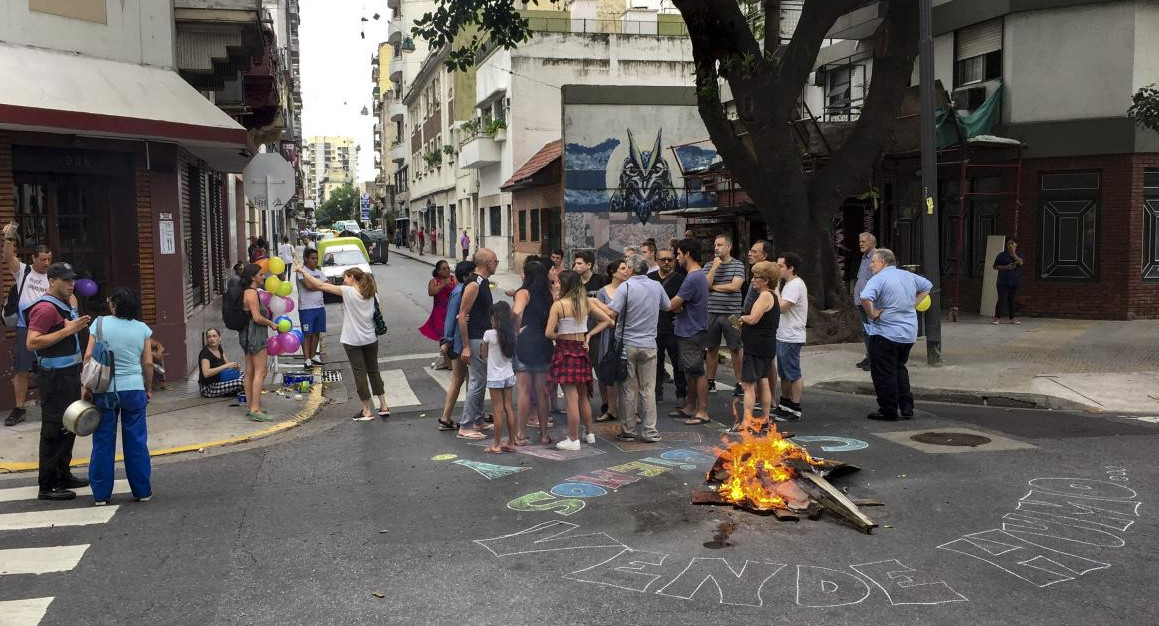 Protestas por cortes de luz, NA