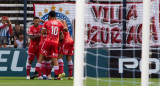 Festejo de Argentinos Juniors ante Deportivo Armenio por la Copa Argentina. Foto: @CopaArgentina