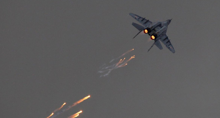 Aviones de combate MIG 29. Foto: REUTERS.
