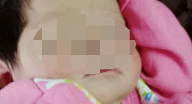 La beba robada y recuperada del Hospital Paroissien 2. Foto: redes sociales.