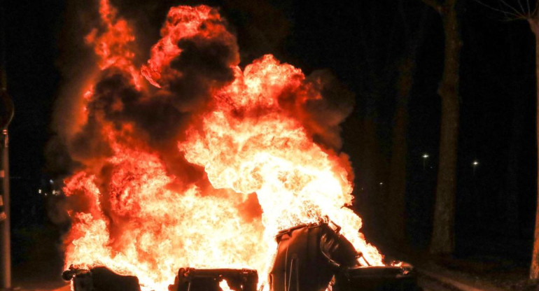 Huelgas y protestas en Francia. Foto: EFE