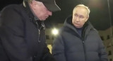 Vladimir Putin visitó Mariúpol en su primer viaje al Donbás.NA