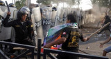 Incidentes entre la Policía y manifestantes en Perú. Foto: REUTERS.