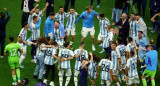 Festejos de la Selección Argentina en Qatar. Foto: REUTERS