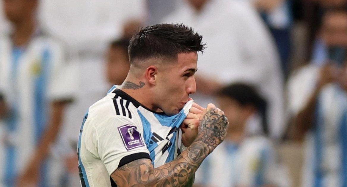 Enzo Fernández, Selección Argentina. Foto: REUTERS