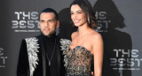 Dani Alves junto a Joana Sanz. NA