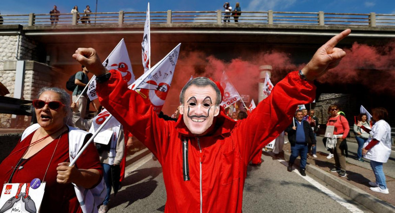 Manifestaciones en Francia, protestas, Reuters	