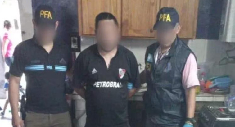 Hombre detenido en Tucumán. Foto: La Gaceta