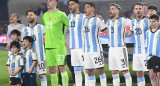 Selección Argentina, himno nacional. Foto: Télam