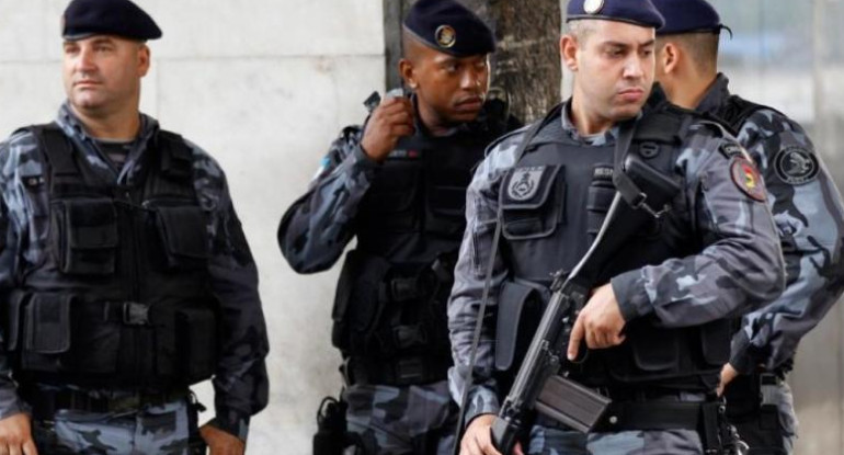 Policía de Brasil. Foto: NA.
