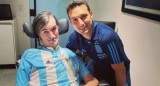 Esteban Bullrich junto a Lionel Scaloni. Foto: NA.