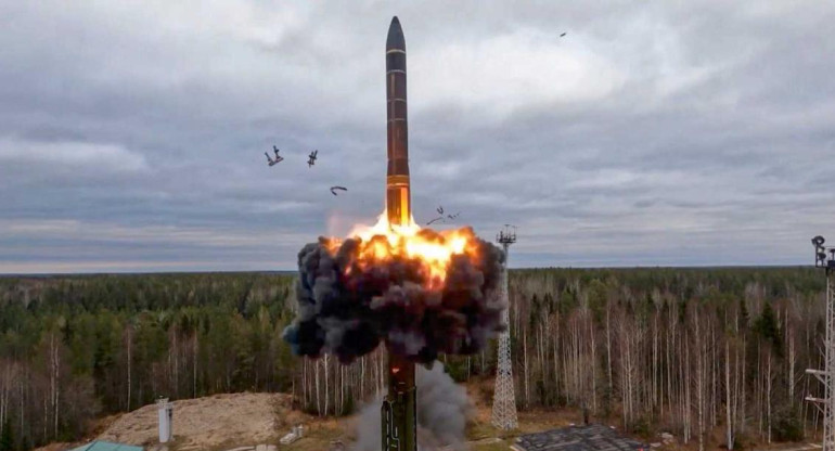 Despliegue de armas nucleares rusas. Foto: REUTERS
