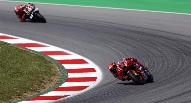 Francesco Bagnaia; Gran Premio de Portugal. Foto: Reuters.