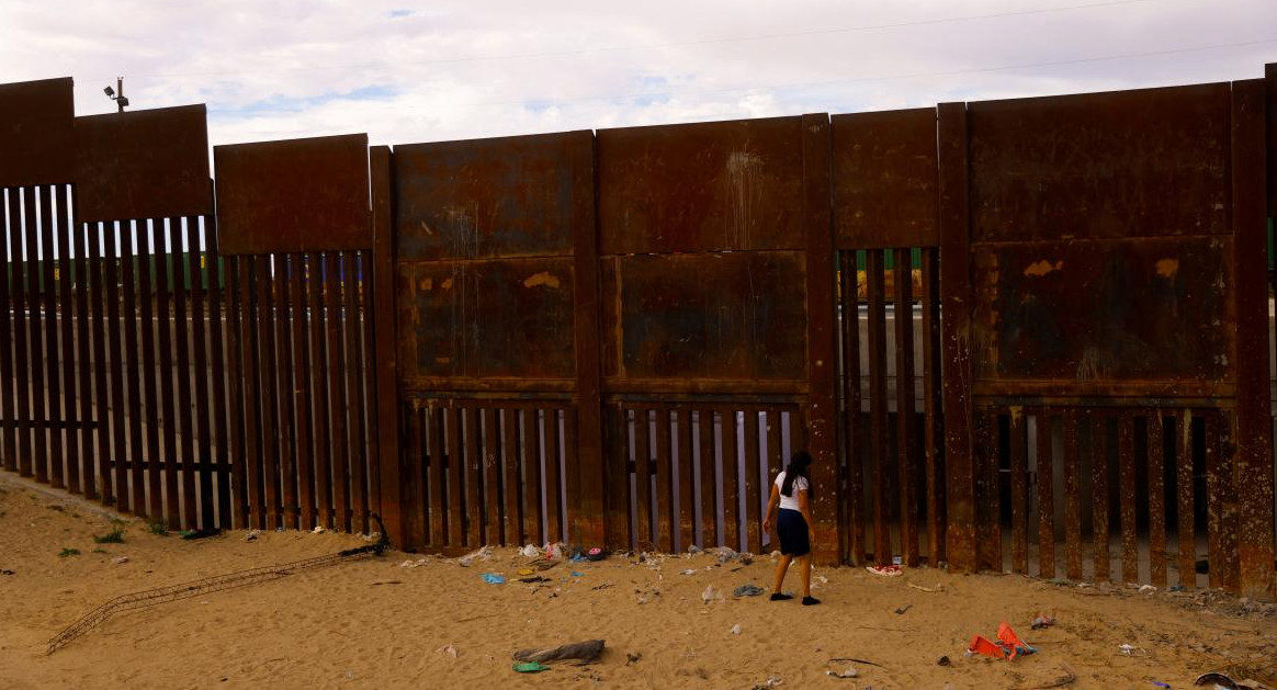 El muro de la frontera entre México y Estados Unidos. Foto: Reuters. 