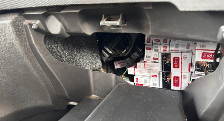 Aduana, secuestran 7.700 paquetes de cigarrillos de contrabando, foto Aduana