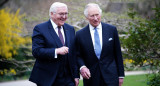 El presidente de Alemania, Steinmeier y el Rey de Inglaterra Carlos III en un encuentro depsués del Brexit. Foto: Reuters. 