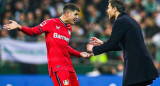 Exequiel Palacios y Xabi Alonso.