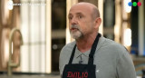 Emilio, el primer eliminado de Masterchef 2023. Foto Captura gentileza Masterchef.