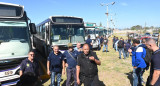 Paro de colectivos en el Conurbano por la detención de dos choferes. Foto: Telam