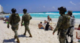 Militarización en playas de México. Foto: Reuters