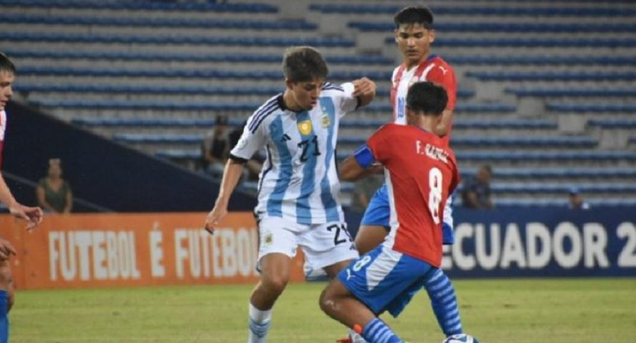 Argentina empató ante Paraguay y avanzó a la fase final del Sudamericano Sub 17