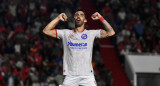 Festejo de Gabriel Ávalos para Argentinos Juniors ante Unión. Foto: @LigaAFA.