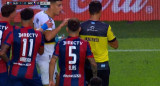 La polémica del clásico entre San Lorenzo y Boca. Foto: captura video